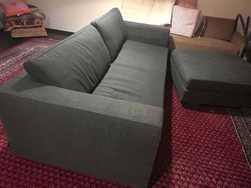 Minotti sofa mit hocker - minotti,