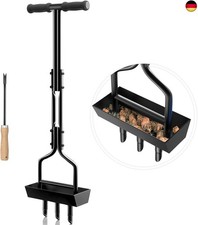 SUNEOWALY Rasenlüfter, Aerifizierer für Rasen Hohlspoon Rasenbelüfter mit Ab