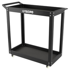 WERKSTATTWAGEN ROLLWAGEN 2 ETAGEN WERKZEUGWAGEN ROBUSTER MONTAGEWAGEN 200 kg