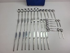 Besteckset in blauen Etui DDR