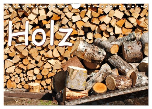 Holz wandkalender 2027 din - holz, a4