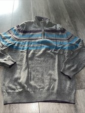 S.oliver Herren Pullover Troyer XL Gestreift 