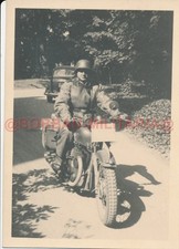 H509 Foto Wehrmacht Kradschütze Infanterie-Regt.102 Beute Motorrad motorcycle