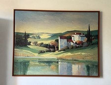 Moderner IKEA-Kunstdruck "HALLARYD" Leinwandbild mit Rahmen