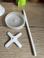 Tupperware Ersatzteile Set Süße Müllerin D22 Propeller, Stab, Sieb Tupper Zucker