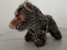 Wildschwein Teddy Grisly Original Plombe Stofftier Mohair