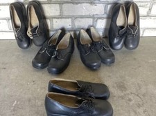 1of 5 Paar DDR Damen Arbeits Schuh Größe 25 / 38 schwarz Vintage Leder Lagerware