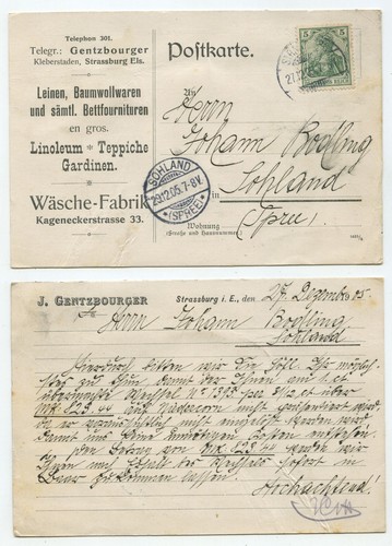 22242 postkarte strassburg - 22242,