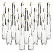 24 x Glasflasche 200 ml Sinfonie mit Spitz-Korken - Flasche 0,2 l für Likör, Öl