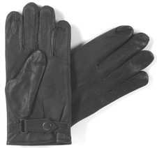 BW  Echtleder Handschuhe gefüttert BW Winter Fingerhandschuhe Schwarz