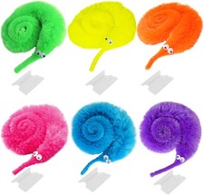 6 Stück Wurm Spielzeug, Fuzzy