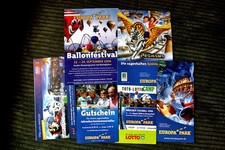 Europa-Park Flyer Konvolut 2006 - Ballonfestival, Veranstaltungskalender etc.