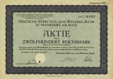 Deutsche Effecten und Wechsel