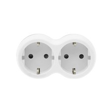 Zweifach Steckdosenadapter 2x