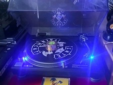 Technics SL-1210MK2 Plattenspieler – Schwarz, Direktantrieb, m Dustcover. Top