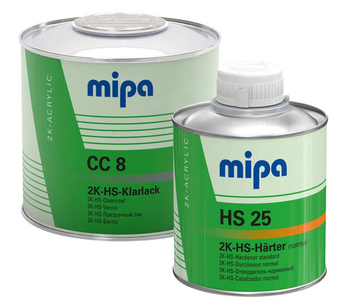 Mipa klarlack 8 set - 2k-hs-klarlack, cc