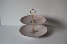 zweistöckige Etagere Hutschenreuther Porcelaine Rose Desiree Angelique 012353