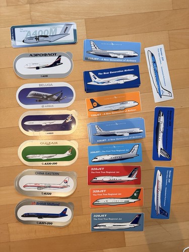 Diverse flugzeug aufkleber - diverse,