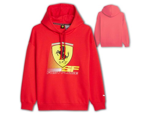 Ferrari kapuzensweatshirt rot - ferrari,