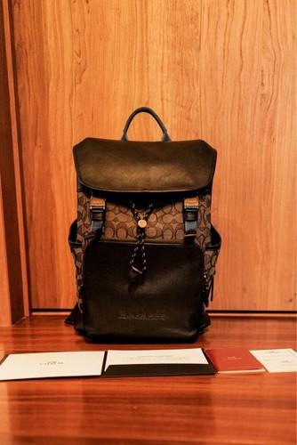 Coach league flap backpack - league,