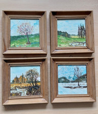 Bilder 4er Set 4 Jahreszeiten