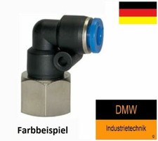 IQS L-Steckverschraubung 90° Innengewinde metrisch Winkel Verbinder Pneumatik
