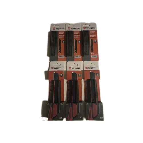 Teilig würth cuttermesser - 6×teilig,