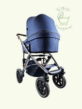 ABC Design - Salsa 4 Air Kinderwagen (Gestell und Babywanne) Blau in gutem Zusta