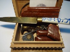 Antike Petschaft Messing