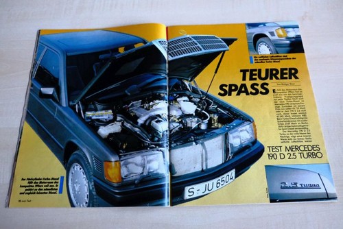 Mot 1988 mercedes 190 - 190, d