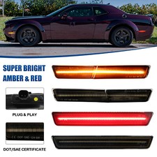 Stoßstange Seitenmarkierungsleuchten für 18-22 Dodge Challenger SRT Widebody X4