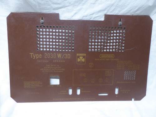 Grundig 2030w rückwand - grundig,