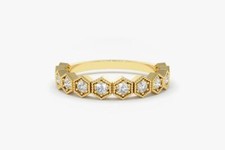 Romantischer Diamant Goldring