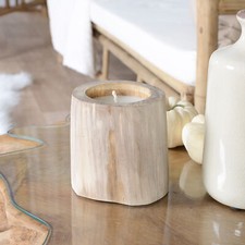 Teakholz Kerzenständer