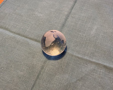 Weltkugel aus Klarglas