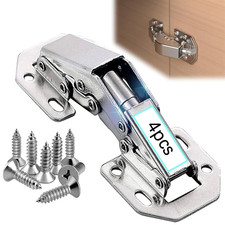 Scharniere klappbar 4 Stück mit Feder 90 Grad Öffnung Schrankscharniere für