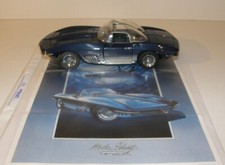 Franklin Mint 1965	Chevrolet	Corvette Mako Shark,1/24, blau, B11WS38