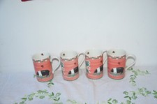 Dunoon  4 Kaffeebecher 10,5 cm = H ,, 7 cm = D