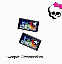 Monster High Puppe Ersatzteile Gil + Deuce Doppelpack Spieleabend 2x Karten