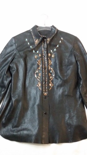 Carinissima damenblazer leder - carinissima,