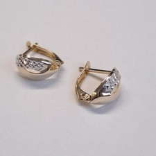 Echt 333 Gold Klappcreolen