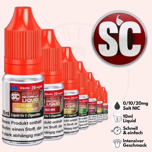 Red line liquid - red, e-liquid