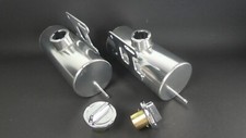 Alu Zusatztank Set Silber
