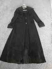 Eleganter Langer Mantel In Samt  Gr.L