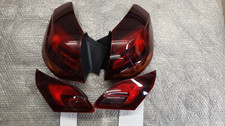 Heckleuchten kompl. Set OPEL Astra J 5 türig, 4 Rückleuchten Dunkelrot, Lampentr