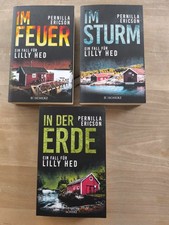 Im Feuer /Im Sturm / In der Erde von Pernilla Ericson (Schweden/Lilly Hed-Krimi)
