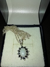 925 gest. Kette mit Anhänger