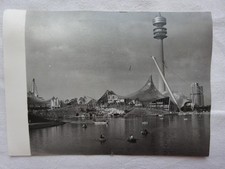 AK München  Olympia Stadion mit Fernsehturm, Fotokarte, gelaufen 1972