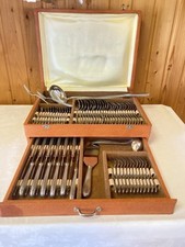 Besteckkoffer 12 Personen, 50er Jahre, Olympia