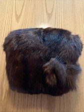 Echtfellmuff Nerz Handwärmer ca. 20x20 cm